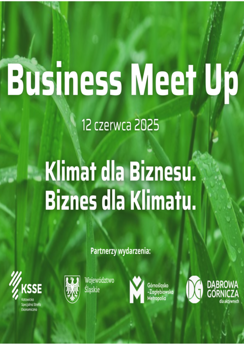 Ilustracja informująca o wydarzeniu Business Meet Up 2025