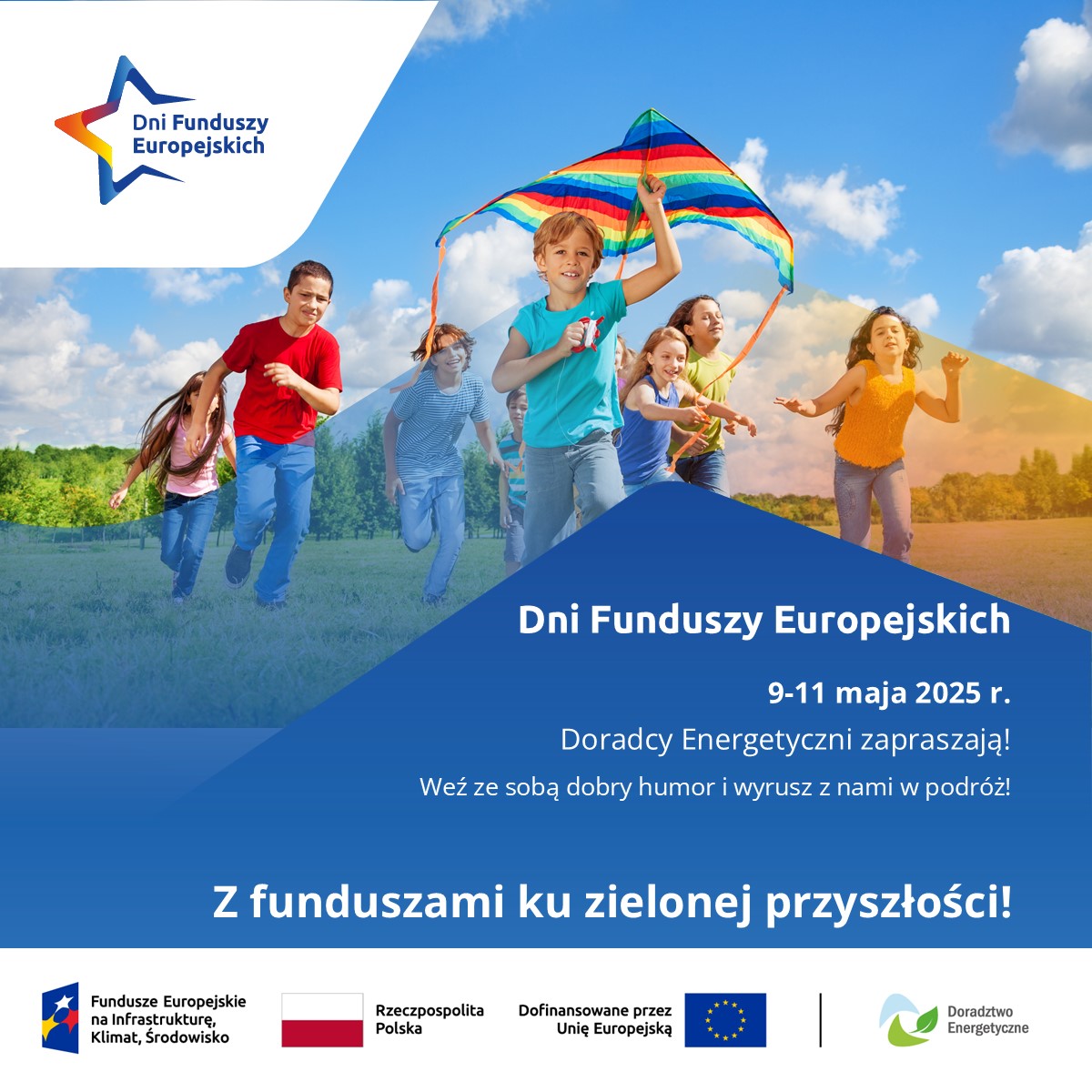 plakat informacyjny o dniach funduszy europejskich