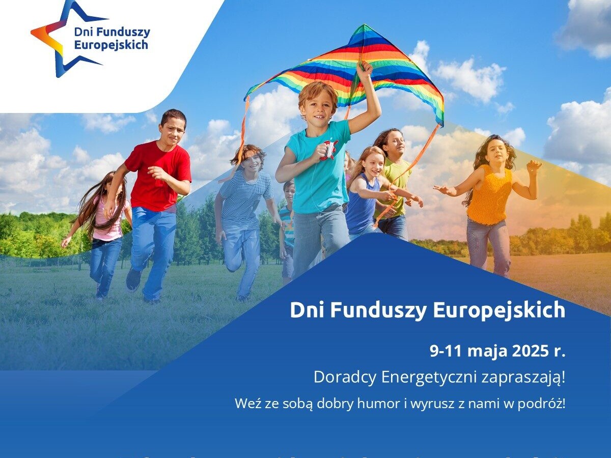 plakat informacyjny o dniach funduszy europejskich
