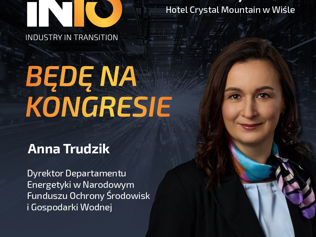 plakat informacyjny o prelekcji Anny Trudzik dyrektora depargamentu energetyki prosumendzkiej NFOŚiGW