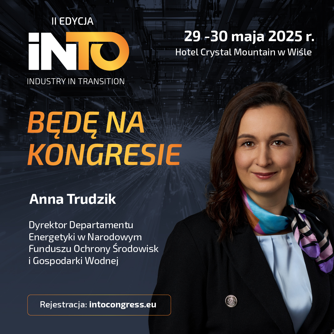 plakat informacyjny o prelekcji Anny Trudzik dyrektora depargamentu energetyki prosumendzkiej NFOŚiGW