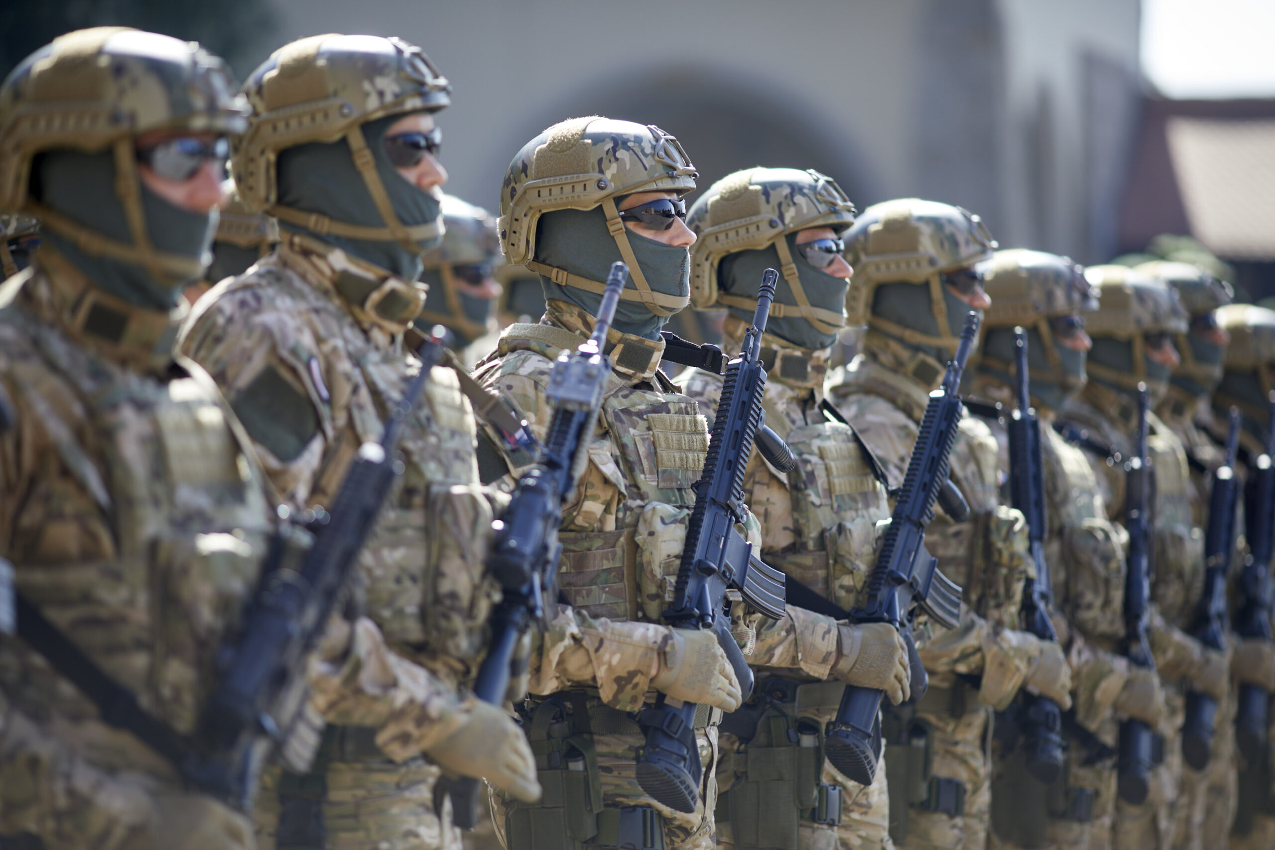 Na zdjęciu widać żołnierzy z jednostki specjalnej NIL