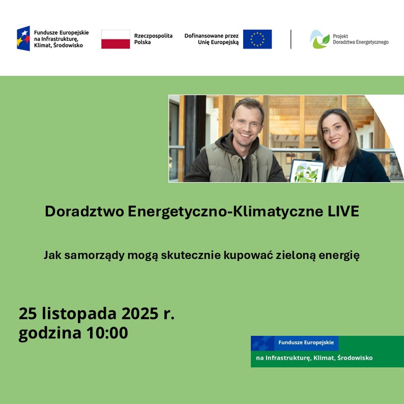 plansa informująca o webinarze