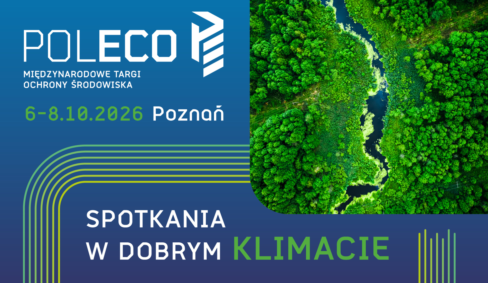 Grafika zaprasza na POLECO - Międzynarodowe Targu Ochrony Środowiska, które odbędą się w dniach 6 - 8 października 2026 w Poznaniu