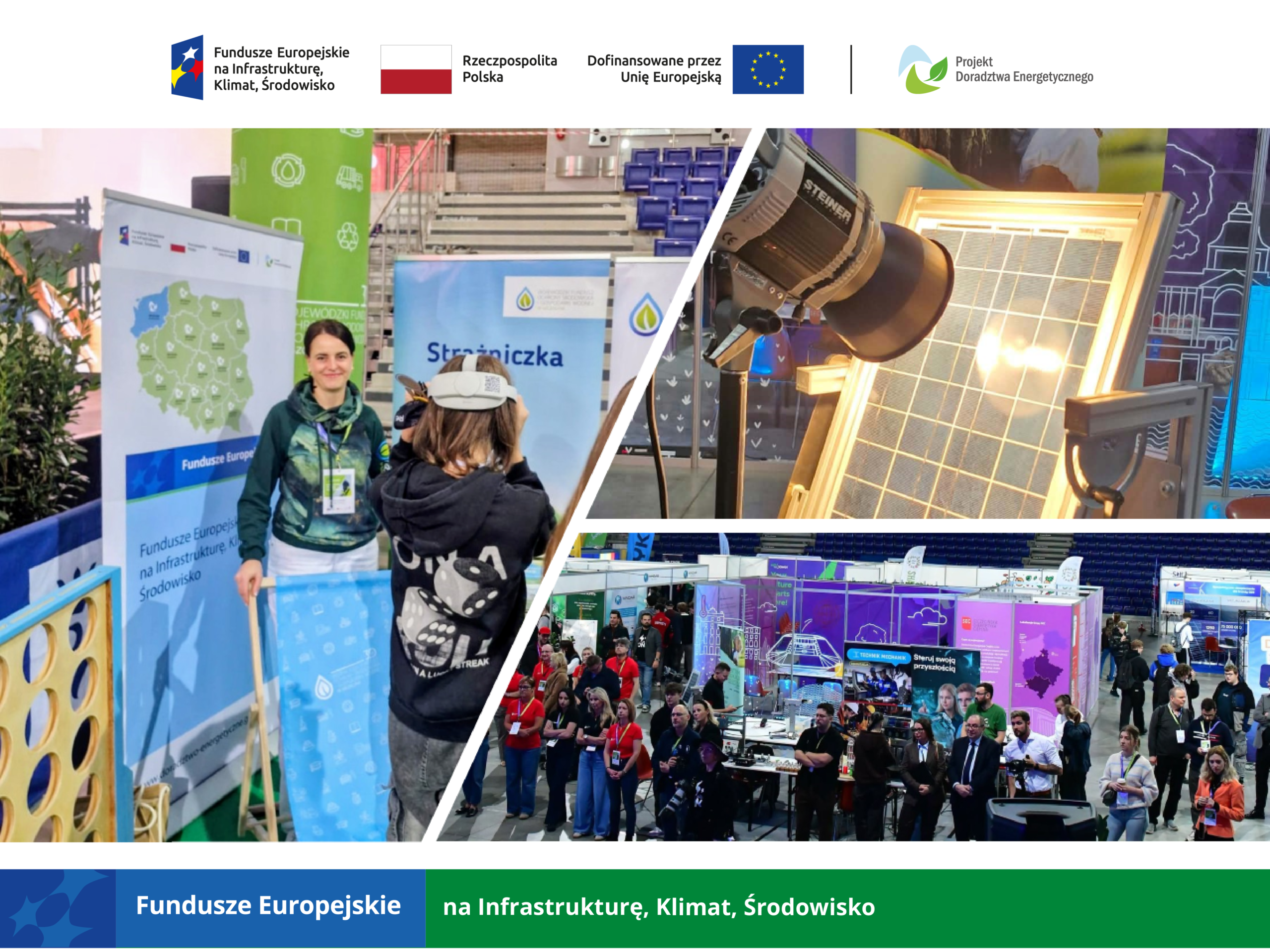 Grafika przedstawiająca kolaż 3 zdjęć z targów EduPower 2026